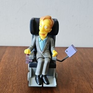 Vintage Y2K Playmates Toys Simpsons Character Dr. Stephen Hawking